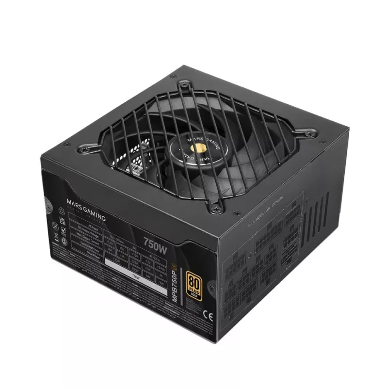 TACENS MARS MPB750PSI 750W DC-DC, ATX 3.1, PCIe 5.1, 80PLUS GOLD Barošanas bloks