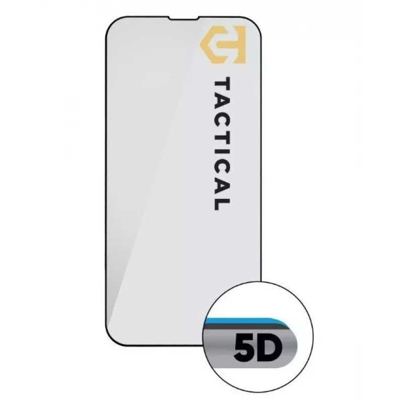 Tactical Apple iPhone 15 Plus Glass Shield 5D Full Glue Black