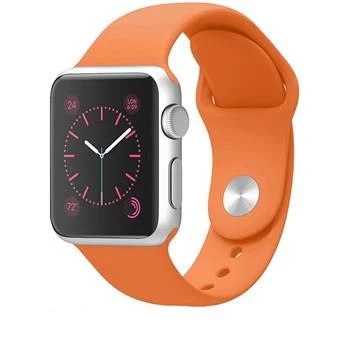 Taktiskā Apple silikona siksniņa Apple Watch 44mm / 42mm oranža
