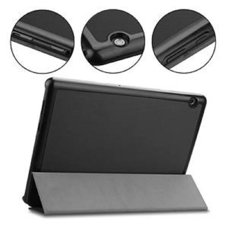 Taktiskais grāmatas vāciņš Samsung Galaxy Tab A8 T290/T295 8 inch zilā krāsā