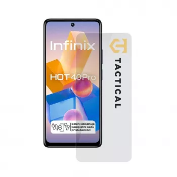 Tactical Glass Shield 2.5D Infinix Hot 40 Pro Caurspīdīgs