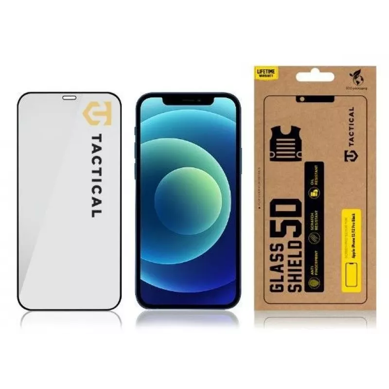 Tactical Glass Shield 5D Apple iPhone 12 Pro/12 Pro Black