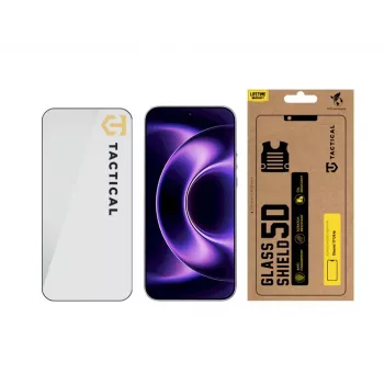Tactical Glass Shield 5D ekrāna aizsargs Xiaomi 17 Ultra - Melns