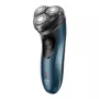Taurus 3 Side Shave IPX7 rotācijas skuveklis ar trimmeri melns/zils