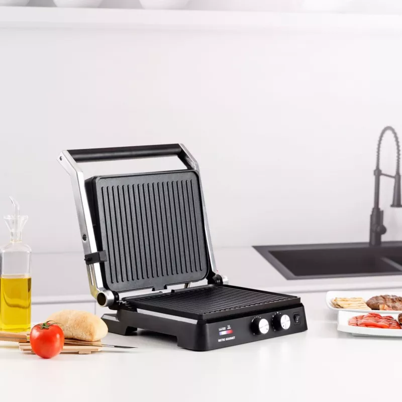Taurus Bistro Gourmet 2600 W 2-in-1 kontaktgrils