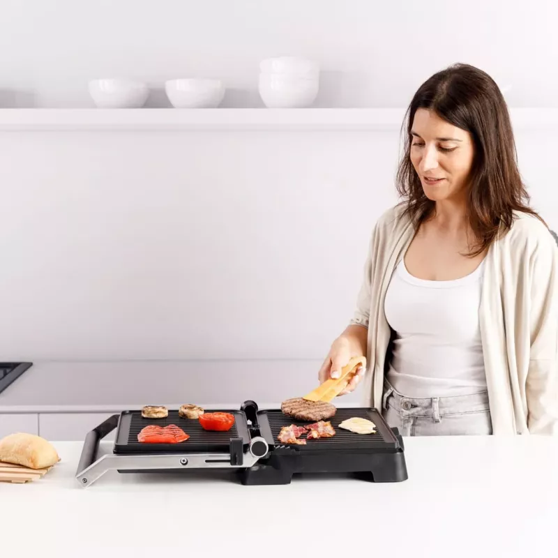 Taurus Bistro Gourmet 2600 W 2-in-1 kontaktgrils