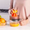 Taurus CITRUS COMPACT Elektriskā citrusaugļu spiede 30 W Melna, Oranža, Caurspīdīga