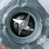 Taurus OPTIMA GO 1500 Blenderis ar krūzi, 1,5L stikla krūze, 1500W, 6 nerūsējošā tērauda asmeņi, mainīgs ātrums, Pulse, ledus drupināšana, melns/sudrabs