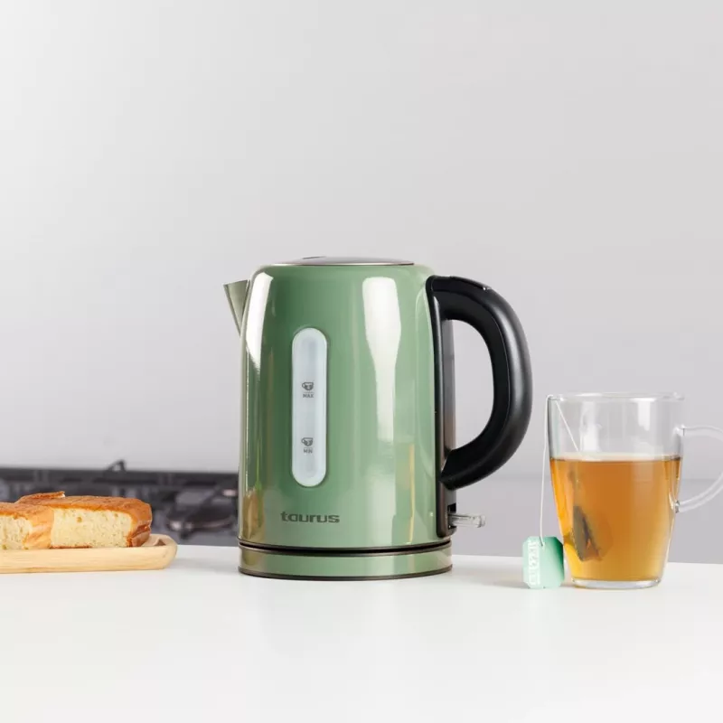 Taurus Vintage Compact Olive 1L elektriskā tējkanna 958576000