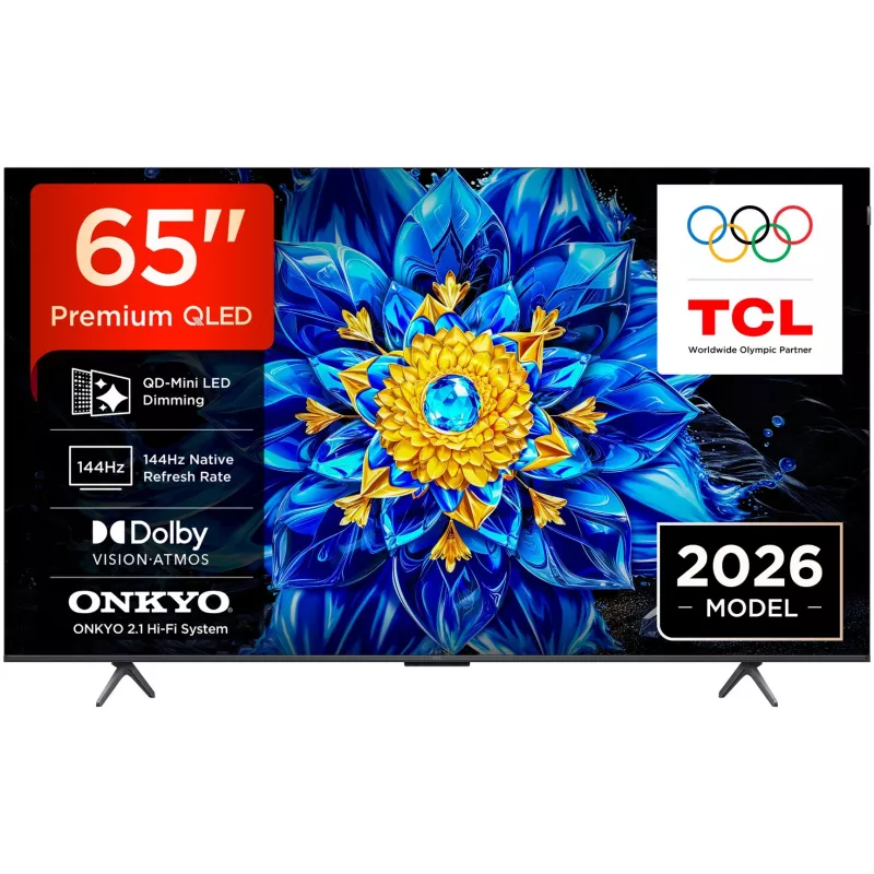 TCL P8L 65P8L 65 collu 4K Ultra HD Android Smart LED televizors - Melns