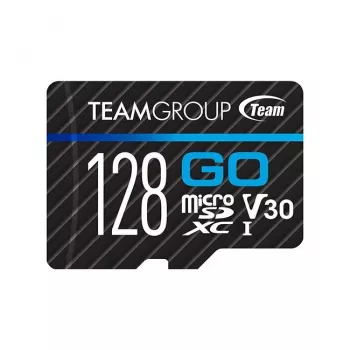 Team Group Team GO 128GB microSDXC UHS-I U3 V30 A1 atmiņas karte ar SD adapteri