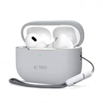 Tech-Protect Apple AirPods Pro 1 / 2 Silikona Maciņš Pelēks
