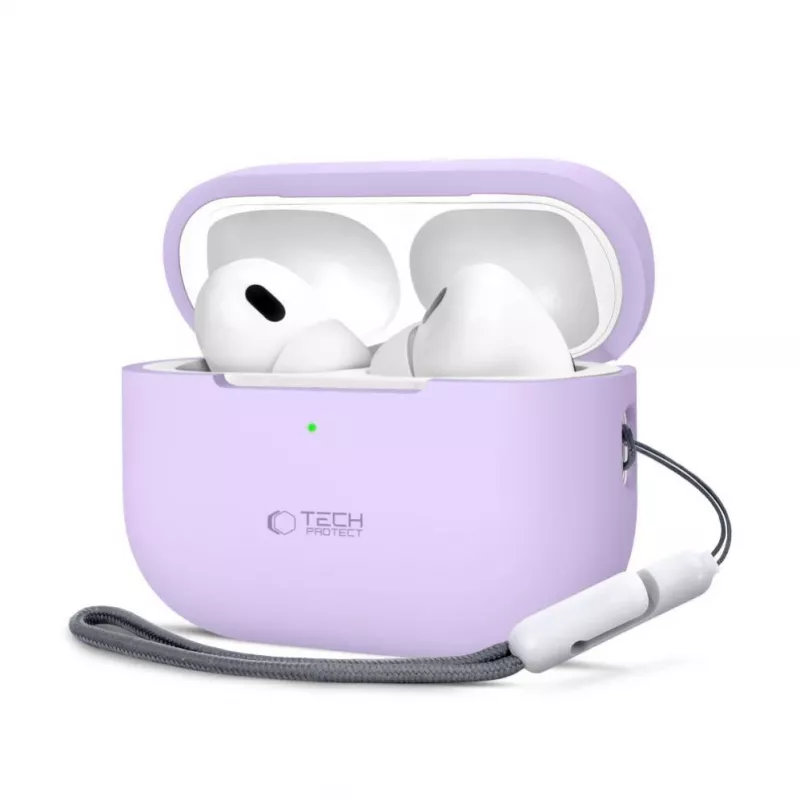 Tech-Protect Apple AirPods Pro 1 / 2 Silikona Maciņš Violeta