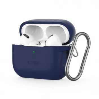 Tech-Protect Apple AirPods Pro 1 / 2 Silikona Āķa Maciņš Zils