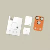 Tech-Protect Apple iPhone 15 Pro / 15 Pro Max Camera Lens Protector CamFull Fit Cosmic Orange