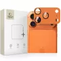 Tech-Protect Apple iPhone 15 Pro / 15 Pro Max Camera Lens Protector CamFull Fit Cosmic Orange