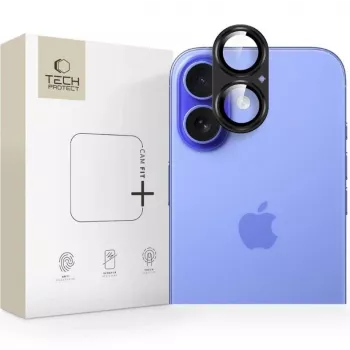 Tech-Protect Apple iPhone 15 Pro / 15 Pro Max CamFull Fit+ Camera Lens Protector Black