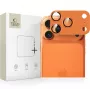 Tech-Protect CamFull Fit kameras objektīva aizsargs Apple iPhone 17 Pro Max - Cosmic Orange
