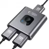 Tech-Protect HB07 USB-C Hub Adapter 2-in-1 HDMI 4K 60Hz - Pelēks