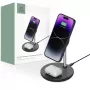 Tech-Protect QI15W-A21 MagSafe 15W Inductive Charger with 2-in-1 Smartphone/Headphone Stand - Black