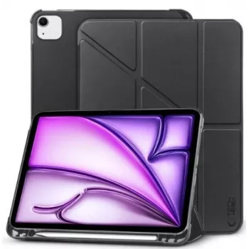 Tech-Protect SC Pen Origami Maciņš iPad Air 13 collu 2024 - Melns