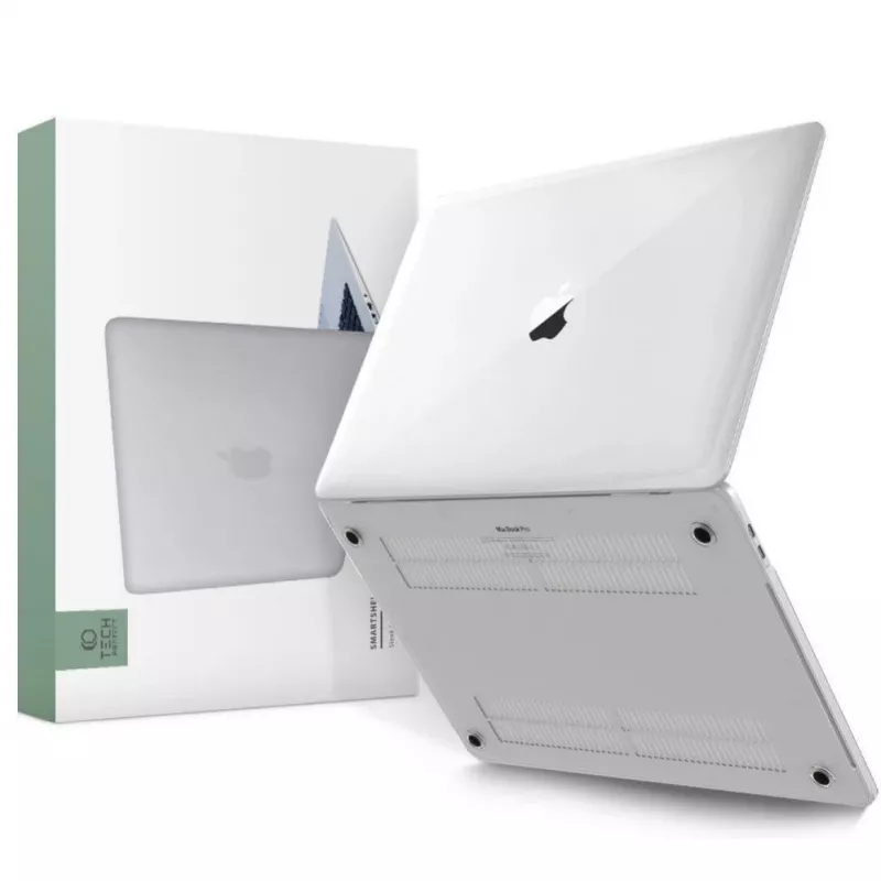 Tech-Protect SmartShell Case for MacBook Pro 14 inch M1 / M2 / M3 2021-2023 - Transparent