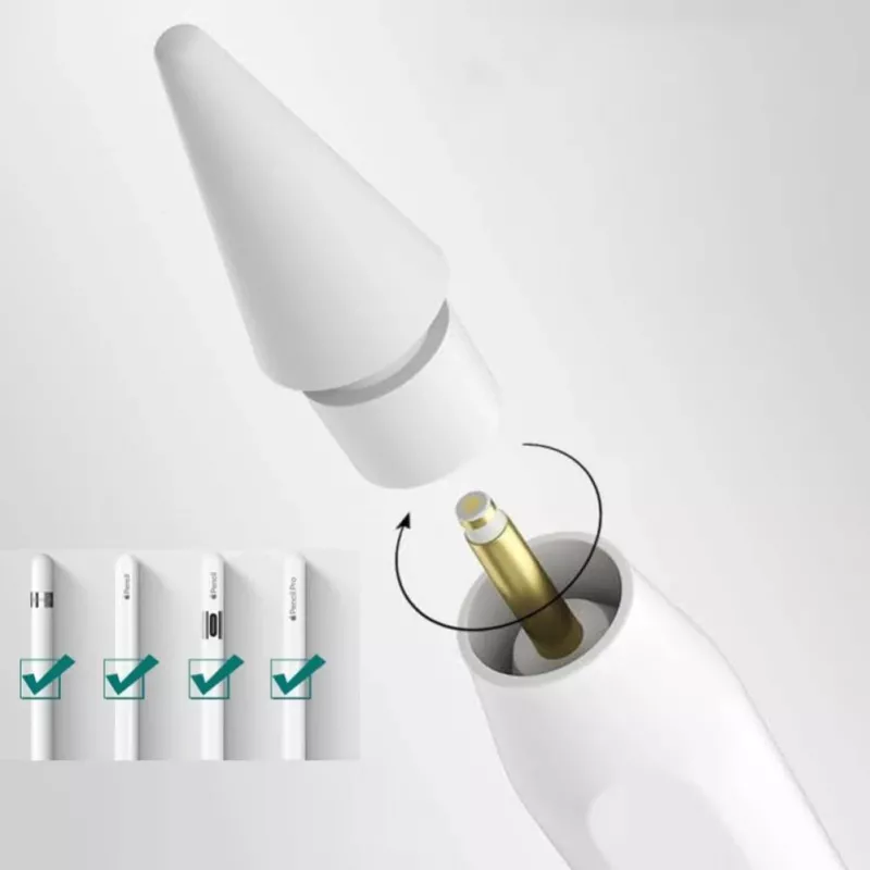 Tech-Protect Stylus galiņi Apple Pencil 4 gab. komplekts - Balts