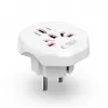 Tech-Protect Universal WL-09 Universāls ceļojumu adapteris no ES balts