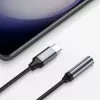 Tech-Protect USB-C uz 3.5mm Mini Jack Audio Adapteris (Sieviešu) - Melns