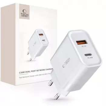 Tech-Protect White MagSafe Back Cover for Apple iPhone 15 Pro Max