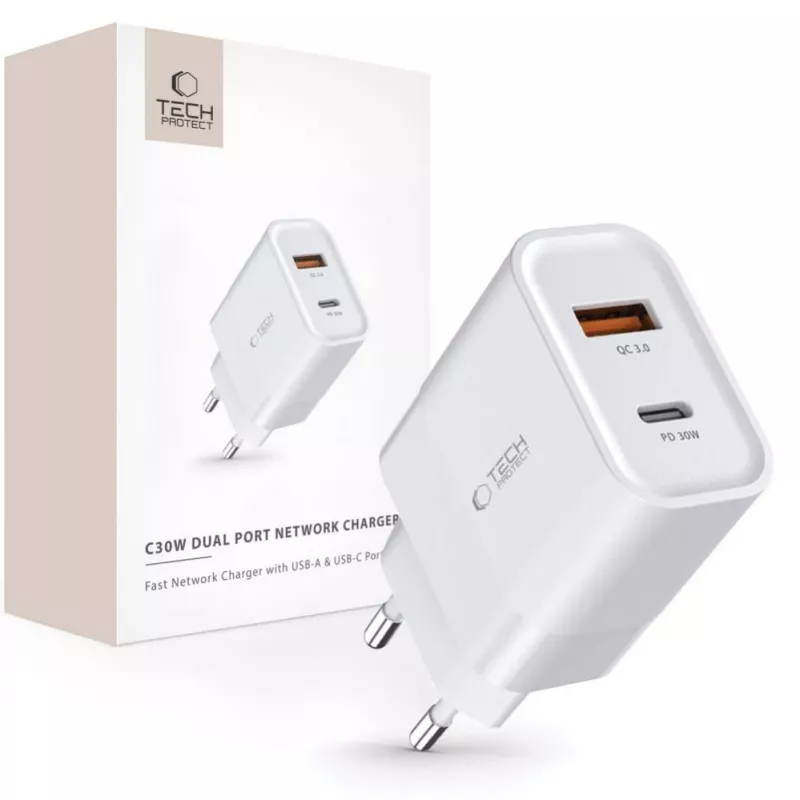 Tech-Protect White MagSafe Back Cover for Apple iPhone 15 Pro Max