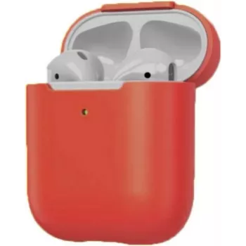 Tech21 StudioColour AirPods 1. un 2. paaudzes maciņš melns FlexShock™ kritienu aizsardzība līdz 2,5 m pretmikrobu slaids viegls ar karabīnes cilpu (T21-8044)