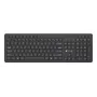 TECHLY bezvadu RF 2.4GHz USB tastatūra UK izkārtojums Chocolate Black