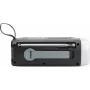 TechniSat pārnēsājams avārijas radio ar DAB+/FM, Bluetooth, saules paneli, rokas kloķi, power bank, LED lukturīti, melns (0000/2933)