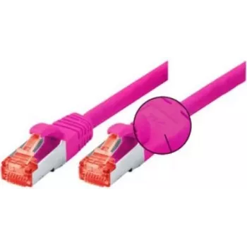 Tecline 5m Cat6 S/FTP tīkla kabelis, RJ-45 tēviņš uz tēviņu, fuksijas krāsā 71505P