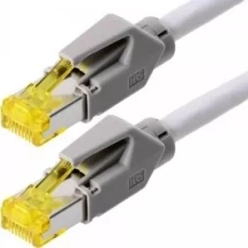 TECLINE Dätwyler Cat 6a S/FTP savienojuma kabelis, 7,5 m, pelēks, LSZH, Hirose TM31 78007