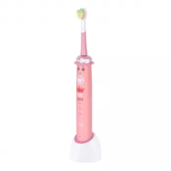 Teesa Sonic Junior Girl skaņas zobu birste TSA8006 rozā/balta