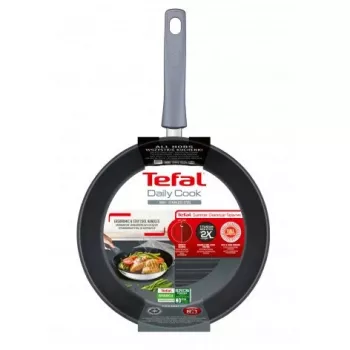 Tefal Daily Cook G7314055 26 cm Grill Panna ar Titāna Nepiedegošo Pārklājumu un Thermo-Signal