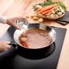 Tefal Duetto On 20 cm Nerūsējošā tērauda cepamā panna ar titāna nepiedegošo pārklājumu un Thermo-Signal indikatoru