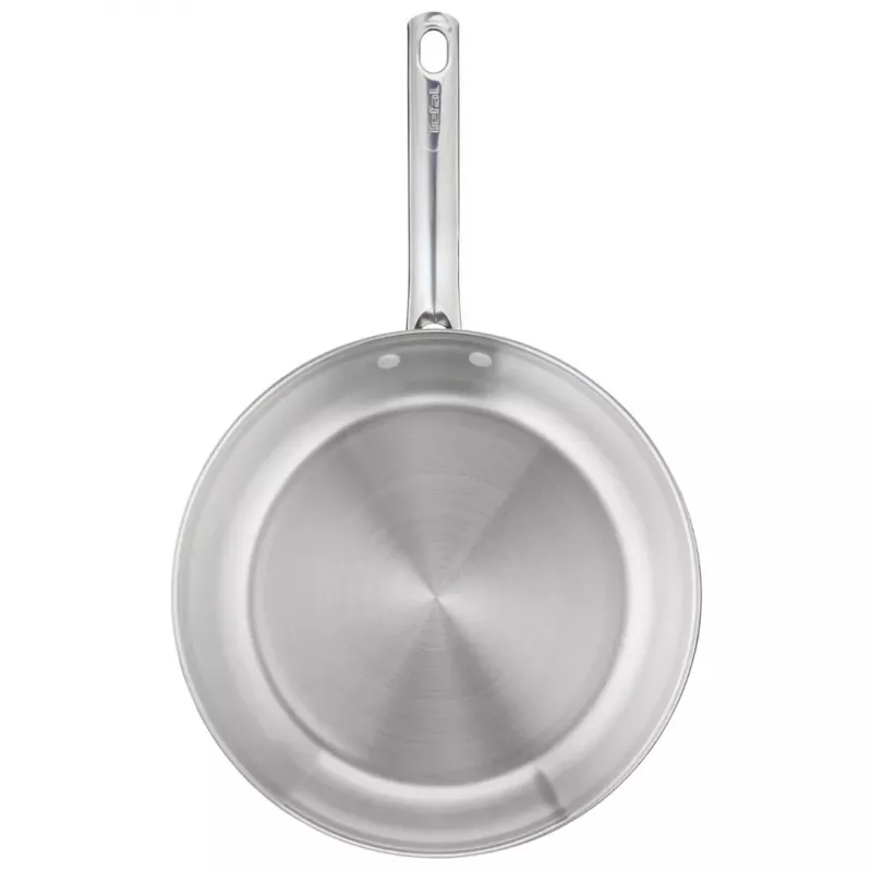 Tefal Duetto On 20 cm Nerūsējošā tērauda cepamā panna ar titāna nepiedegošo pārklājumu un Thermo-Signal indikatoru