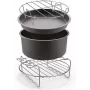 TEFAL Easy Fry Piederumu komplekts OBH Nordica XXL gaisa fritētājiem - Cepamā panna, Iesmu statīvs, 5 iesmi