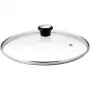 Tefal stikla vāks Ø30cm – rūdīta stikla vāks ar tvaika atveri, nerūsējošā tērauda mala, mazgājams trauku mazgājamajā mašīnā
