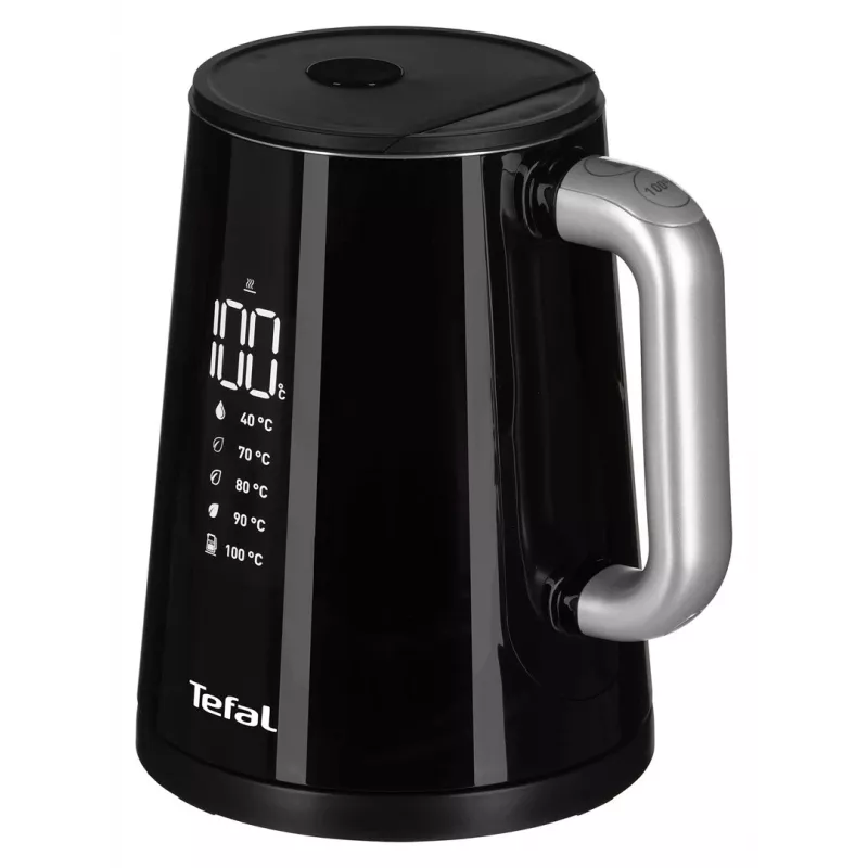 Tefal KO854830 Elektriskā tējkanna 1 L Melna Temperatūras kontrole