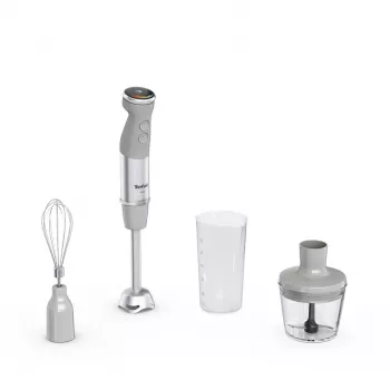 Tefal Quickchef+ HB673B30 rokas blenderis 1000 W pelēks, nerūsējošais tērauds
