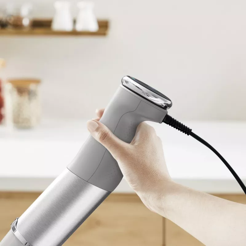 Tefal Quickchef+ HB673B30 rokas blenderis 1000 W pelēks, nerūsējošais tērauds
