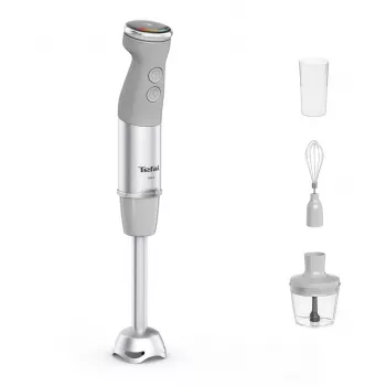 Tefal Quickchef+ HB673B30 rokas blenderis 1000 W pelēks, nerūsējošais tērauds
