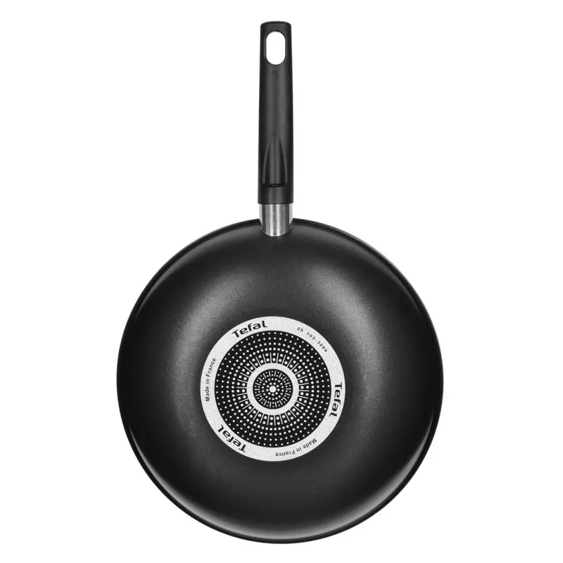 Tefal Simplicity 28 cm wok panna B5821902 – alumīnija nepiedegoša ar Thermo-Spot, gāzes/elektriskā/keramikas/halogēna