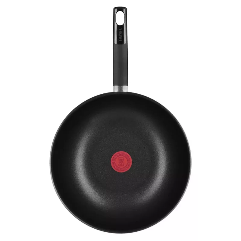 Tefal Simplicity 28 cm wok panna B5821902 – alumīnija nepiedegoša ar Thermo-Spot, gāzes/elektriskā/keramikas/halogēna