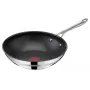 TEFAL Wok Pan by Jamie Oliver Cook Smart (Stainless Steel/Black, Ø 28 cm)