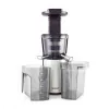 TEFAL ZC605D38 lēnā sulu spiede 150W aukstā prese 35 RPM sudraba/melna